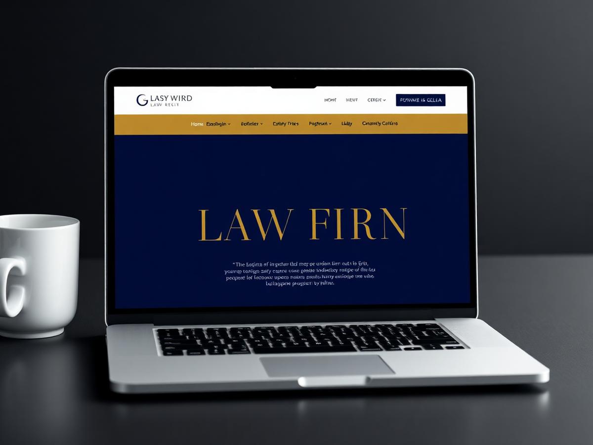 Law Firm website design by Apex Web Studio