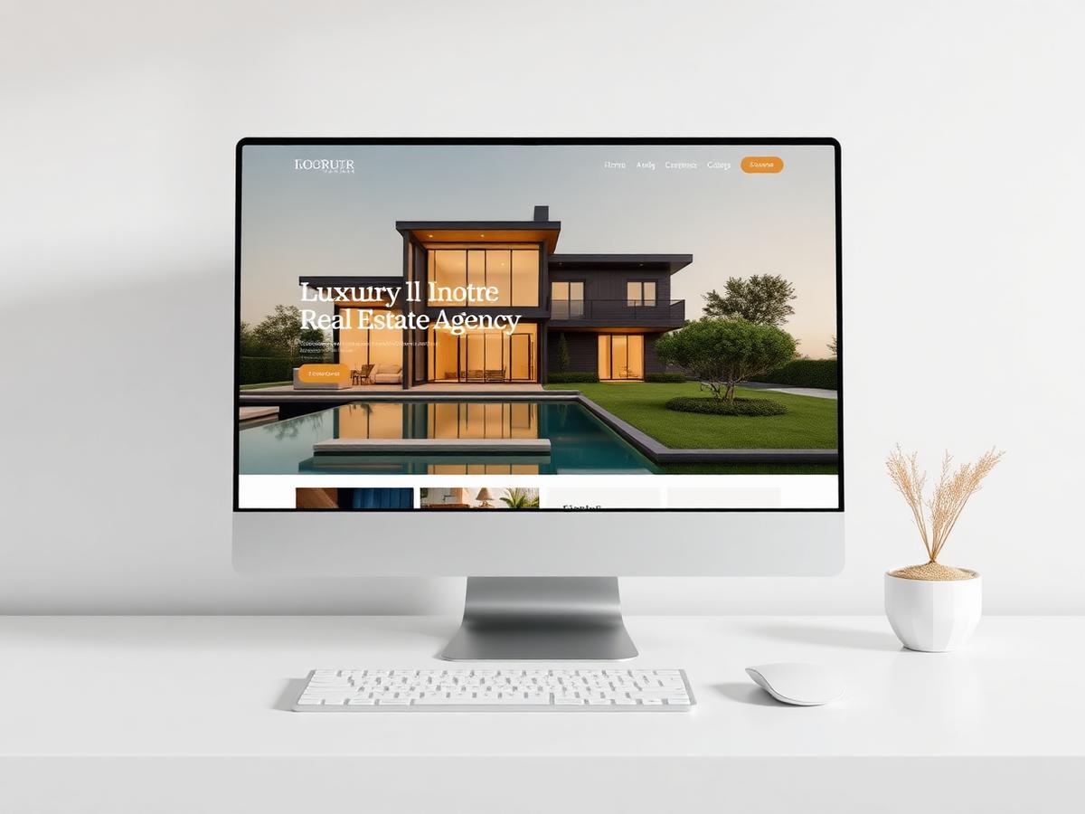 Real Estate Agency website design by Apex Web Studio